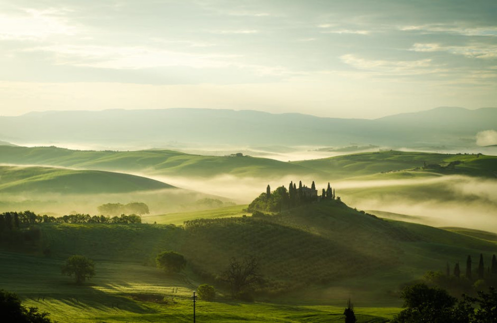 Het prachtige Toscaanse landschap